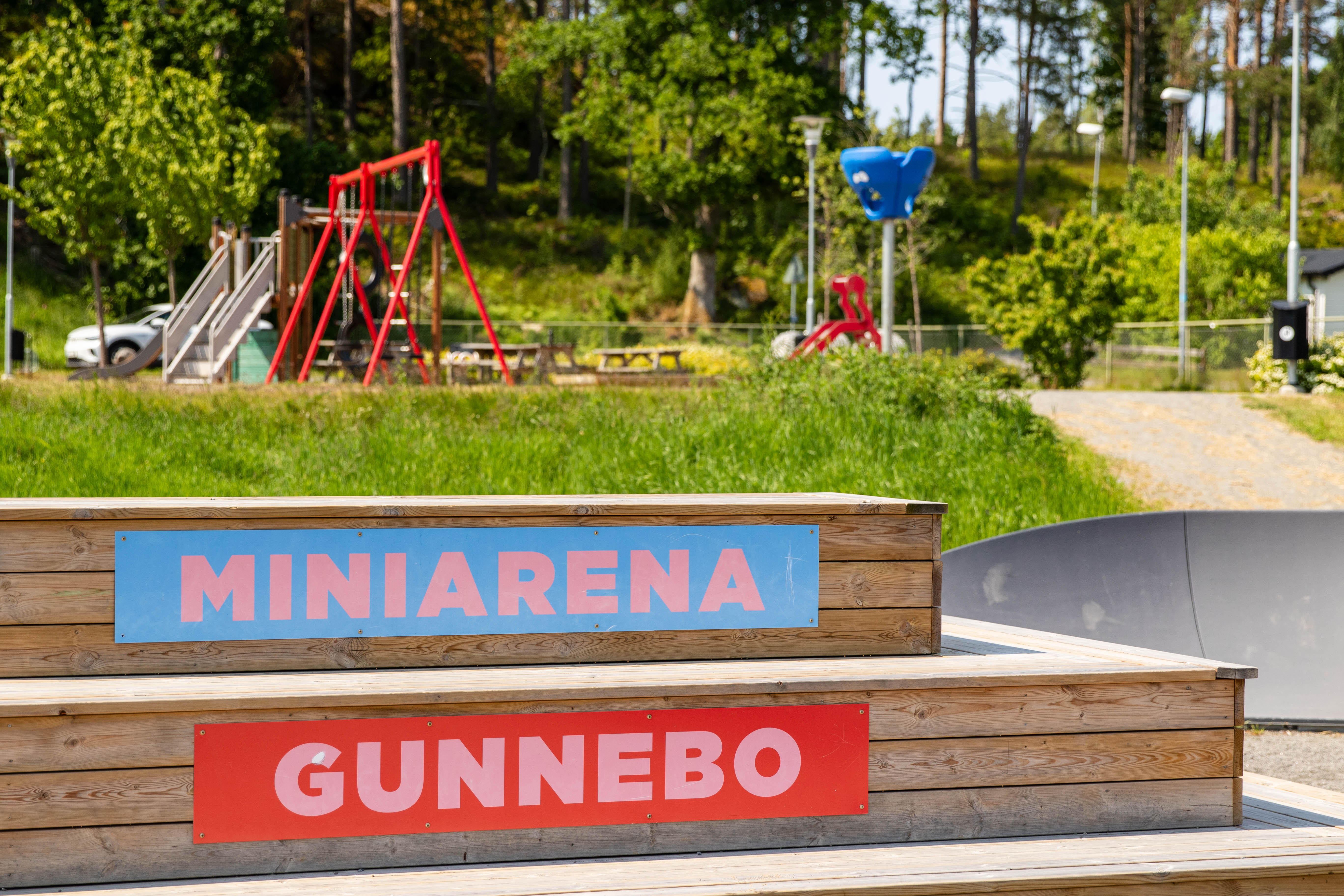 Lekplatsen i Gunnebo.