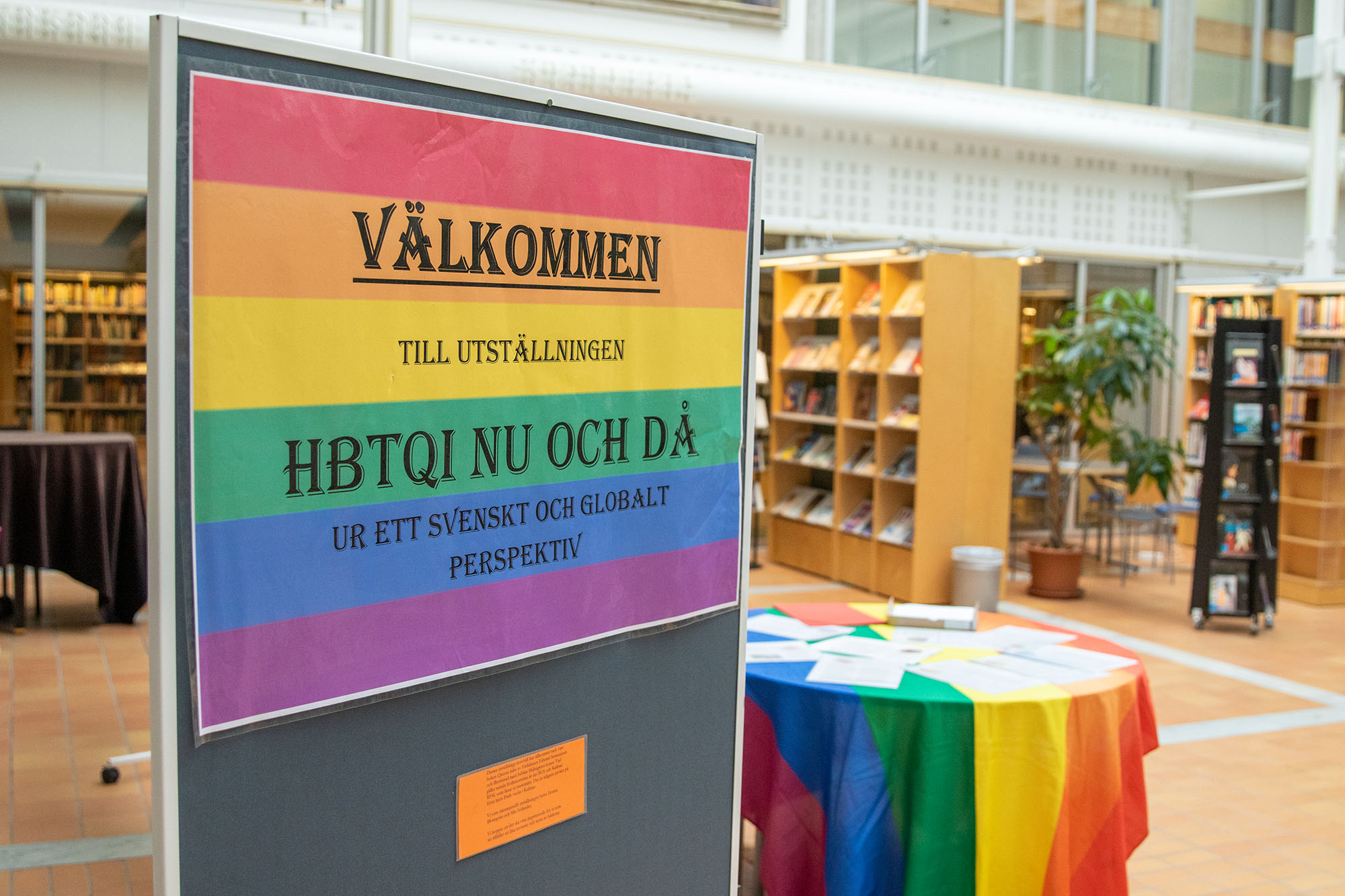 HBTQ-utställningen Nu och då
