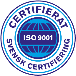 Symbol för certifikat.