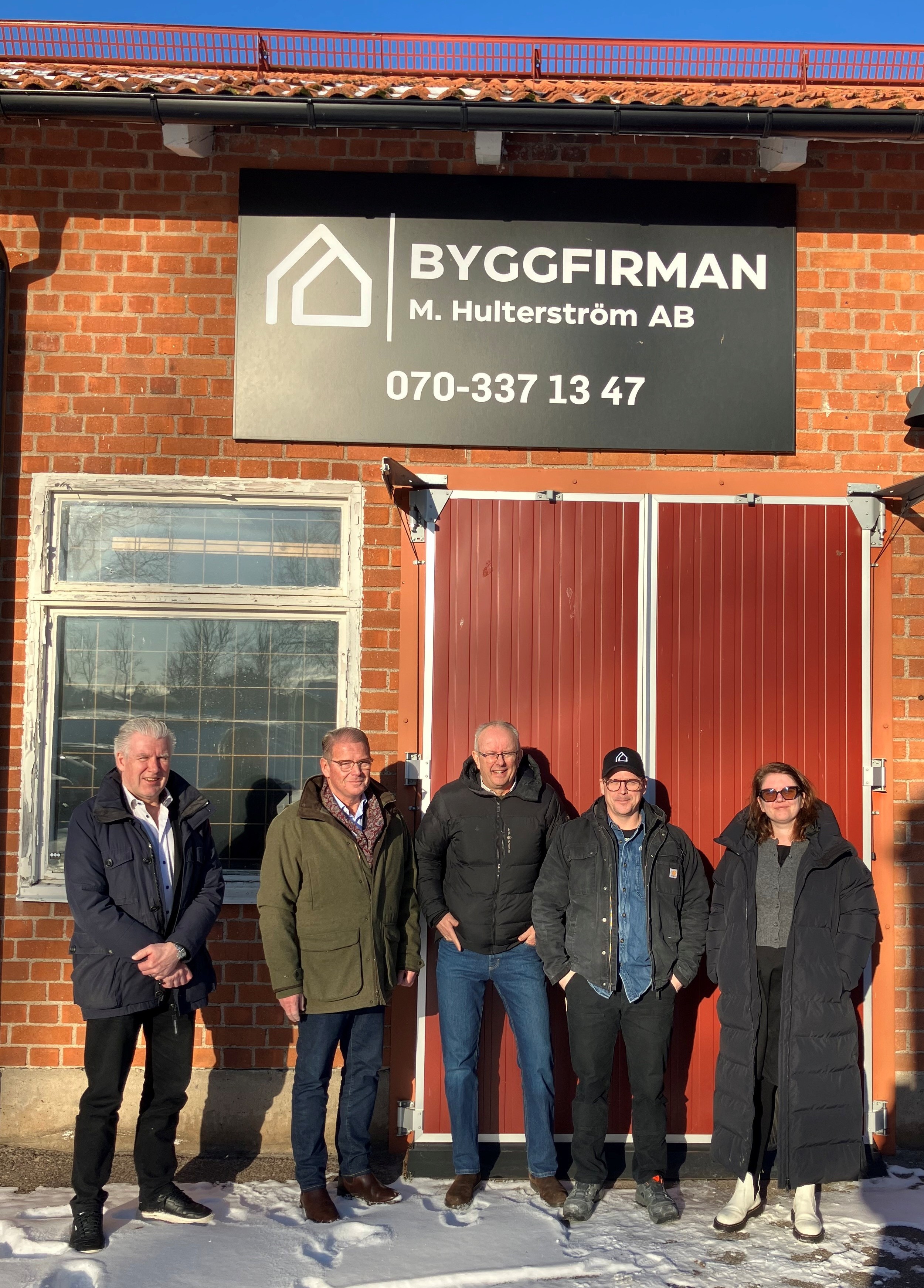 Gruppbild från besöket