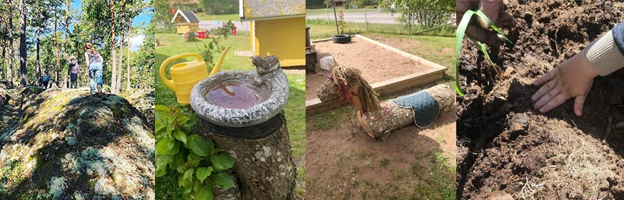 Detaljbilder från Västrums skola. 