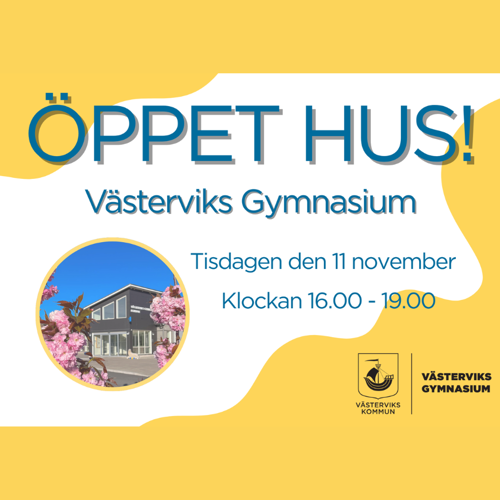 Öppet hus på Västerviks gymnasium