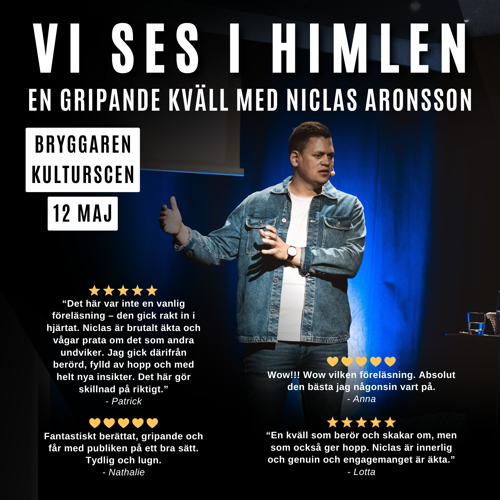 På bilden syns Niklas Aronsson