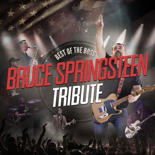 På bilden ser man de som spelar. Farmför är deras Logo. Bruce Springsteen Tribute