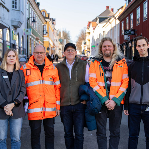Peab, VME och Västerviks kommun.