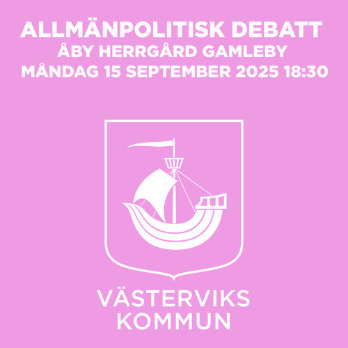 allmänpolitisk debatt åby herrgård gamleby måndag 15 september 2025 18:30