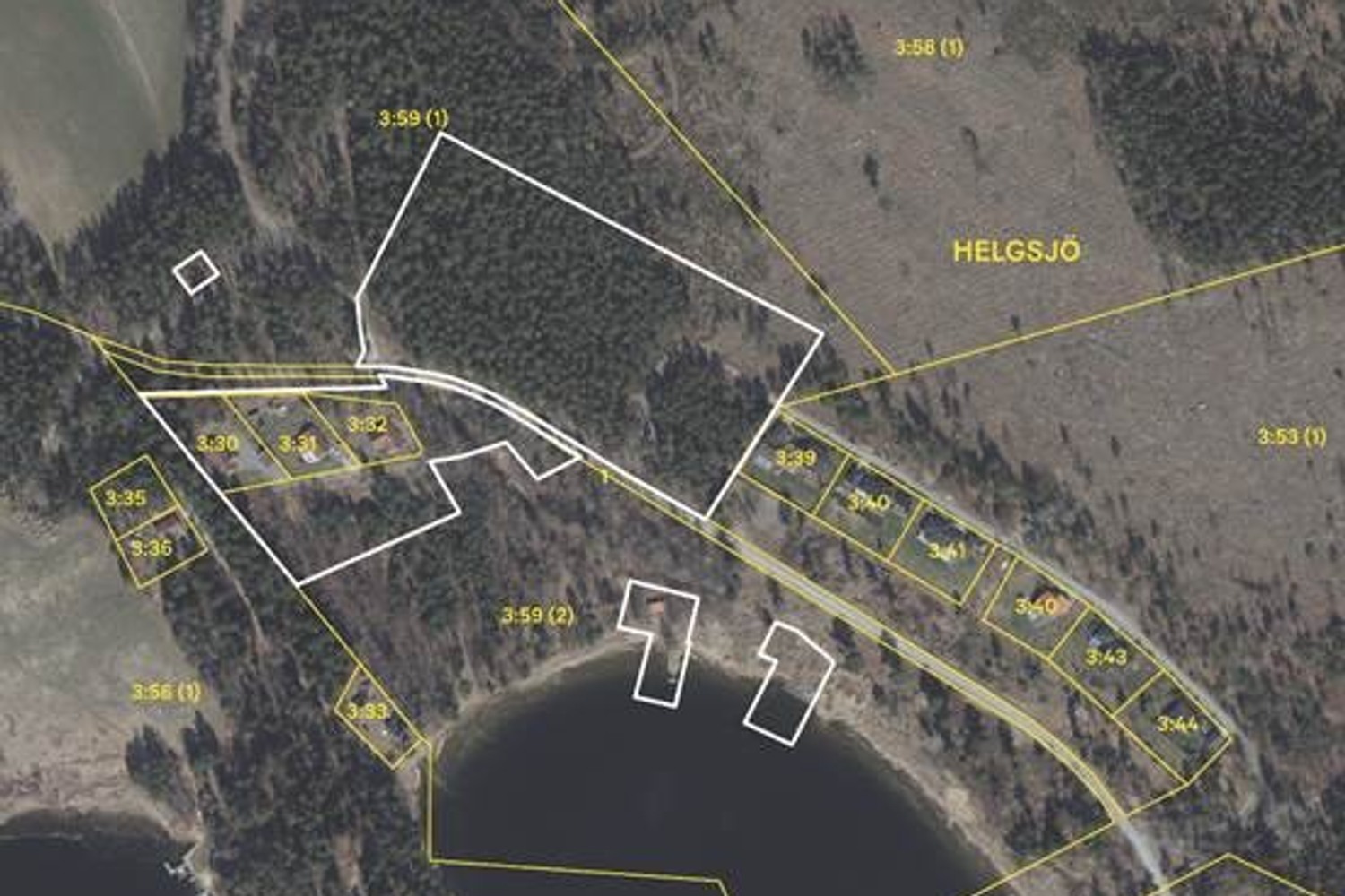 Karta över Helgsjö.