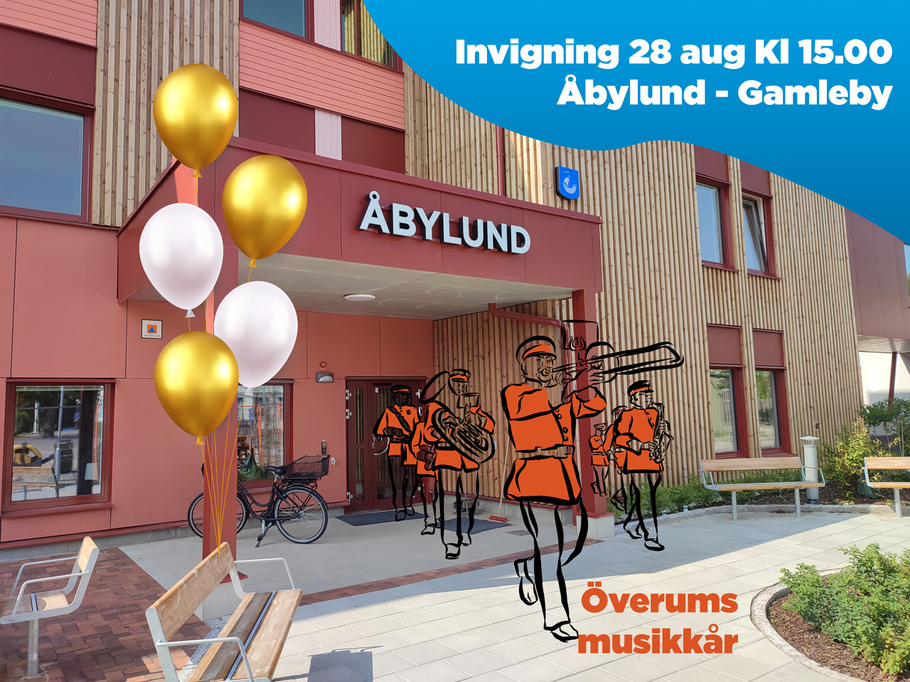 invigning Åbylund 28 augusti klockan 15