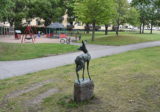 Rådjur i brons